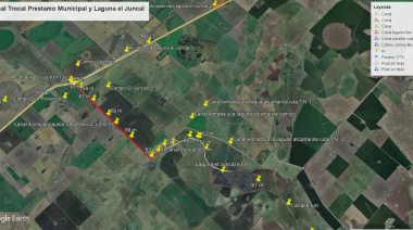 Chacabuco avanza con obras del Plan Hídrico para mejorar el drenaje de más de 10.000 hectáreas