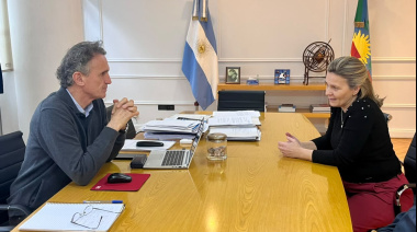 Gentile gestionó ante PBA avances en salud mental y obras 