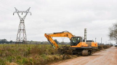 Con apoyo de provincia Bragado ejecuta obras hídricas