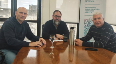 Gaute avanzó en proyectos clave de gas natural y energía eléctrica para el distrito de Alberti