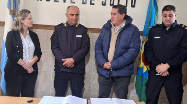 Gentile encabezó el acto de asunción de nuevas autoridades policiales