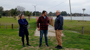 Ultiman detalles por la instalación de un parque para Niños en la Laguna de Gómez