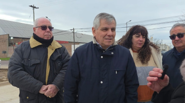 Britos defendió la obra pública municipal: “En Chivilcoy no se detiene”