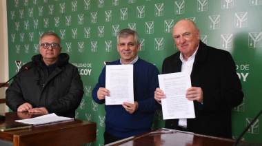 Obras histórica en Chivilcoy: se firmó el convenio para finalizar el Complejo Federación