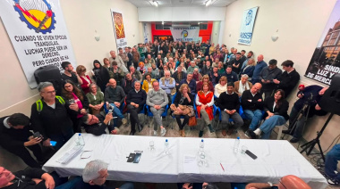 El peronismo de la Cuarta se unió en Nueve de Julio para homenajear a Jesús Abel Blanco
