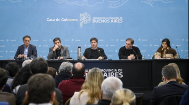Kicillof presentó el plan provincial de políticas de prevención y mitigación del fenómeno del Súper Niño
