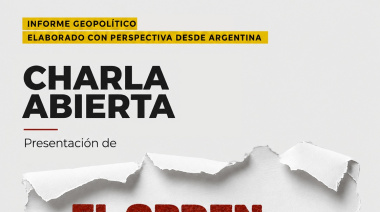 Charla abierta sobre el conflicto en Medio Oriente y el nuevo orden mundial
