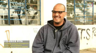 El referente afroargentino Federico Pita presenta en Junín su libro “Antirracismo”