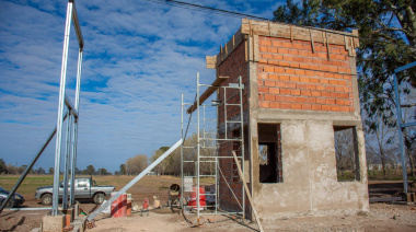 Avanza la obra de ampliación y mejoras del predio del Polideportivo