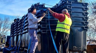 El municipio anunció la llegada de los nuevos contenedores adquiridos por Provincia Leasing