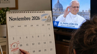 El 9 de noviembre será feriado nacional por la visita de León XIV: qué pasará el 11 en PBA