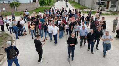Golía contrastó la obra pública municipal con la paralización nacional