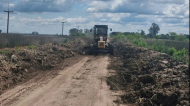 Lincoln rehabilitó un camino rural tras 20 días de trabajos
