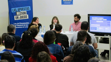 Micaela Olivetto presentó en Junín el proyecto de ley para la prevención y regulación de las apuestas en línea