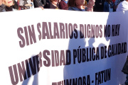 Trabajadores universitarios vuelven al paro y reclaman por la Ley de Financiamiento Universitario
