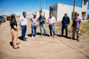 Avanzan las 54 viviendas: El Instituto de la Vivienda supervisó obras clave junto al Dr. Jorge Gaute