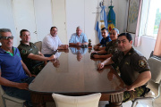 Gaute se reunió con efectivos ascendidos del Comando Patrulla Rural de Alberti