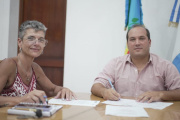 Recoulat firmó con Provincia convenio para reparar la Primaria 17 de 30 de Agosto