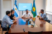 Viejos conocidos: Fiorini recibió al diputado UCR Valentín Miranda