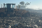 Basural de 9 de Julio: intensifican trabajos para mitigar presencia de humo