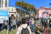 Nueva protesta universitaria se hizo sentir también Junín