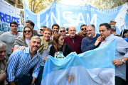 El FR de la cuarta acompañó la marcha en defensa de la Universidad pública
