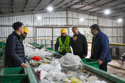Barenghi recorrió la Planta de Reciclado y destacó los avances en medio ambiente