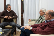 Martínez recibió a presidentes de los Concejos de Rivadavia y Villegas para fortalecer agenda regional