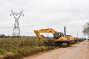 Con apoyo de provincia Bragado ejecuta obras hídricas