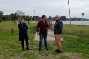 Ultiman detalles por la instalación de un parque para Niños en la Laguna de Gómez