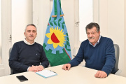 Barenghi se reunió con Larroque por hábitat y políticas sociales