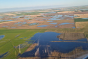 Provincia declaró la emergencia agropecuaria en 9 de Julio por las inundaciones