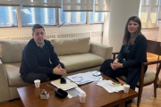 Leiva se reunió con Recursos Hídricos por el Plan Maestro del Río Salado