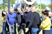 En Alberti, Katopodis recorrió obras hidráulicas y de infraestructura urbana