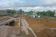 Paso bajo nivel de Rivadavia: Excavación profunda y el avance de los tabiques a un año de su reactivación